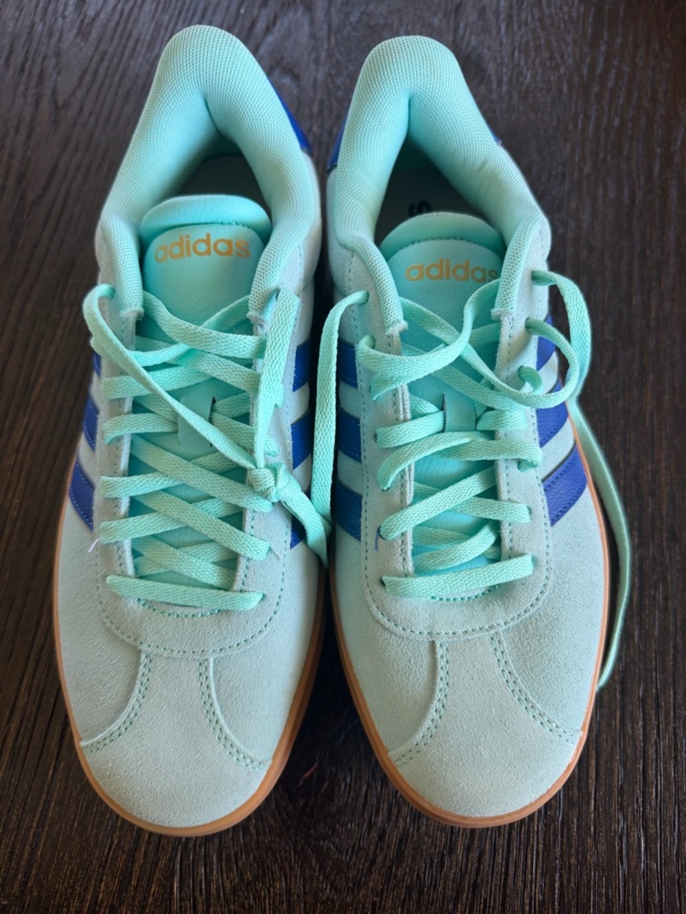 adidas Women's Originals Gazelle Bold Platform Shoes in Lucid Blue size 8 - Picture 5 of 12